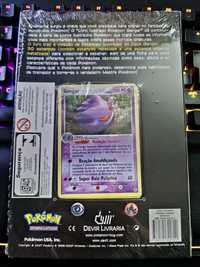 Pokémon Origem das Lendas Gengar. Livro +  baralho de cartas