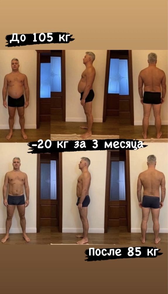 Онлайн тренер (схуднення, набір мʼязової маси, відновлення)
