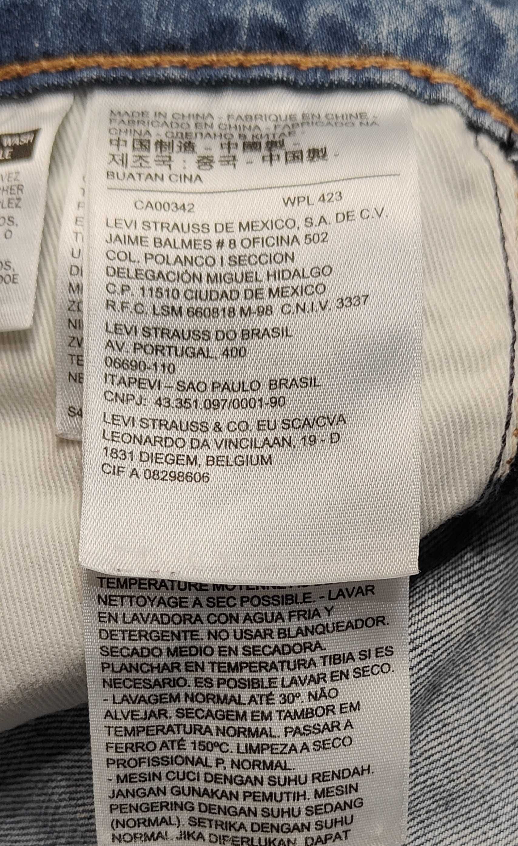 R) LEVI'S 510 oryginalne spodnie jeansowe Roz.30/34
