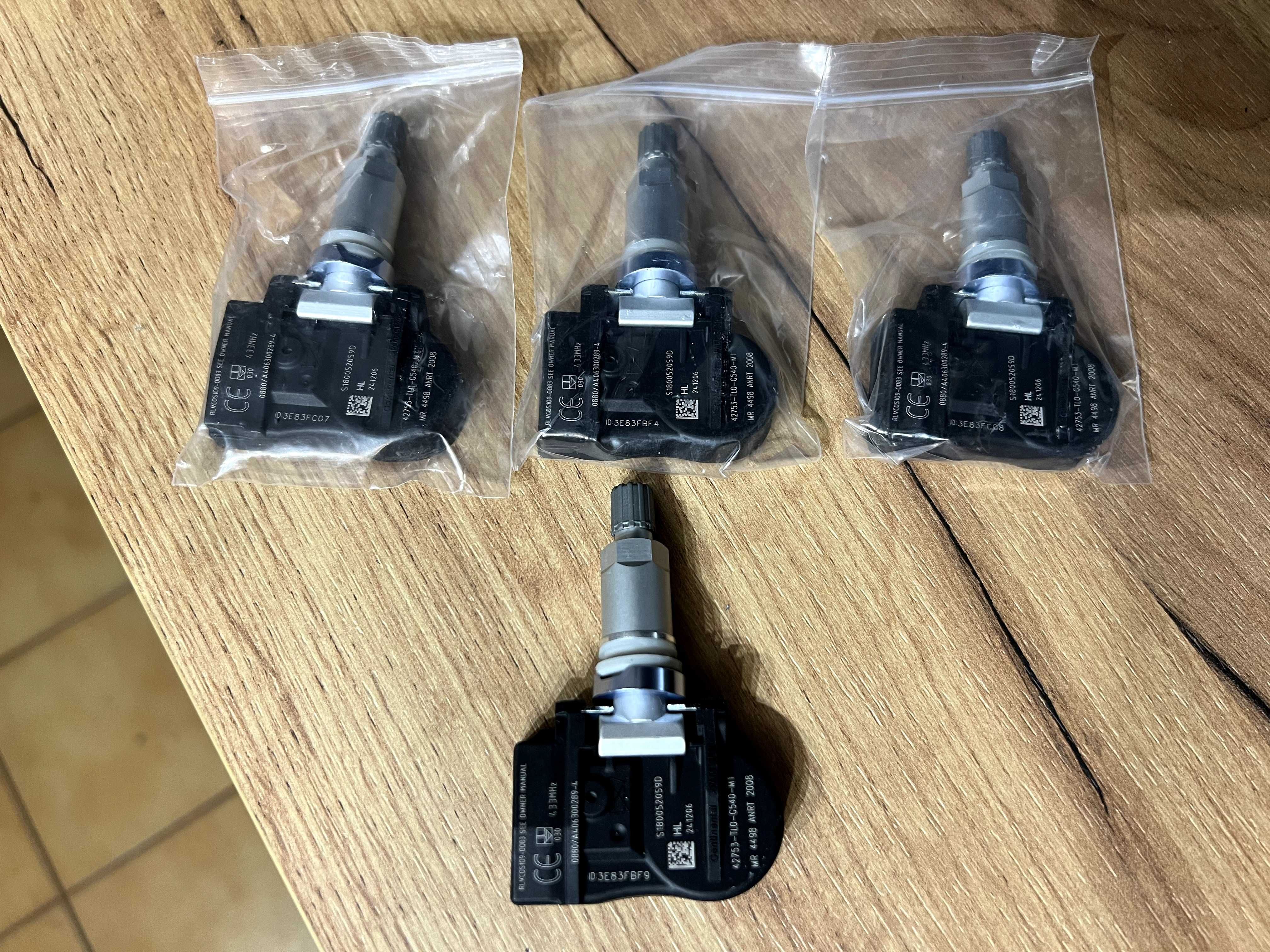 Czujniki ciśnienia opon powietrza HONDA^ 433MHz TPMS Nowe^ Accord Jazz