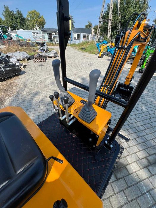 NOWA MiniKoparka 1000kg CARTER CT10 Ramię SKRĘTNE Stick Steer 3 łyżki