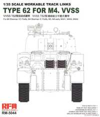 Масштабна модель Rye Field Model RM-5044 Workable Track T-62 for M4