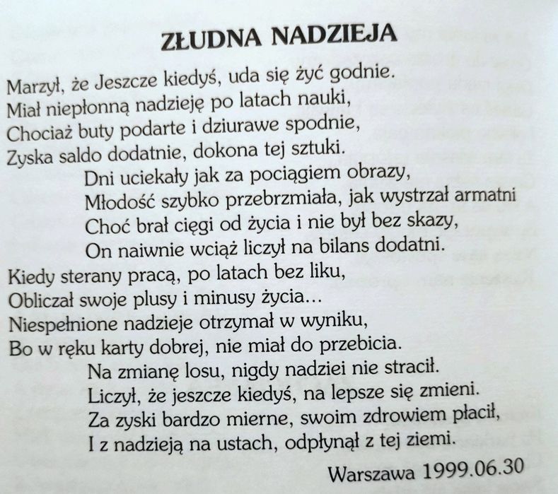 Fraszki i wiersze satyryczne.