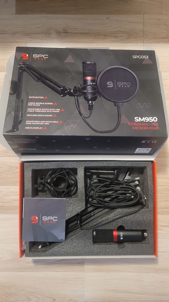 Mikrofon SPCgear SM950 nowy