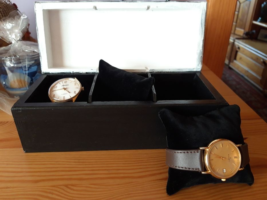 pudełko na ZEGARKI lub biżuterię, herbatę