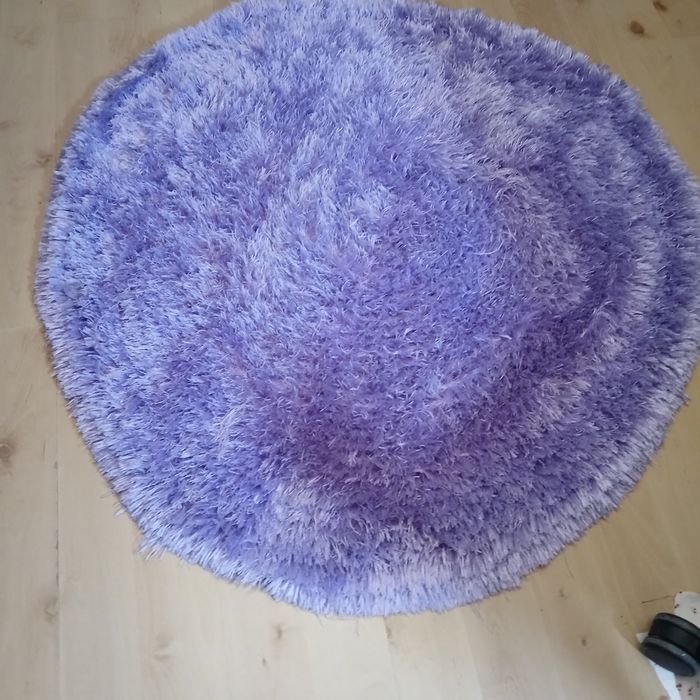 Dywanik shaggy liliowy