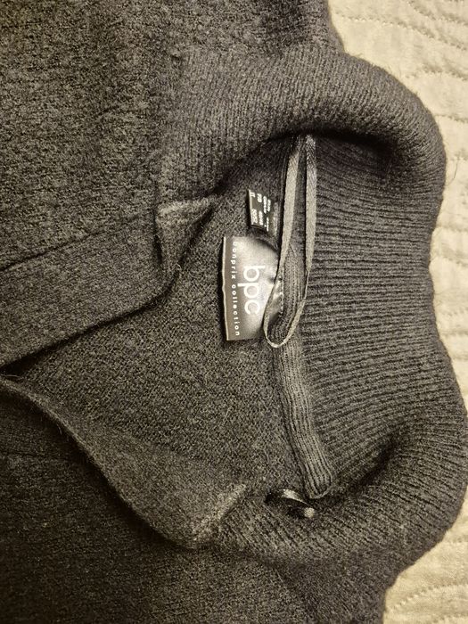 Czarny miły sweterek 44 46 bonprix bdb