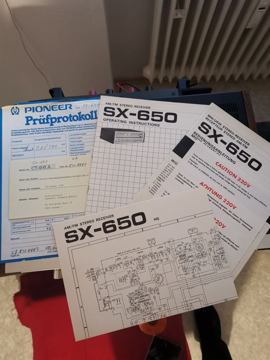 Pioneer SX 650 amplituner
