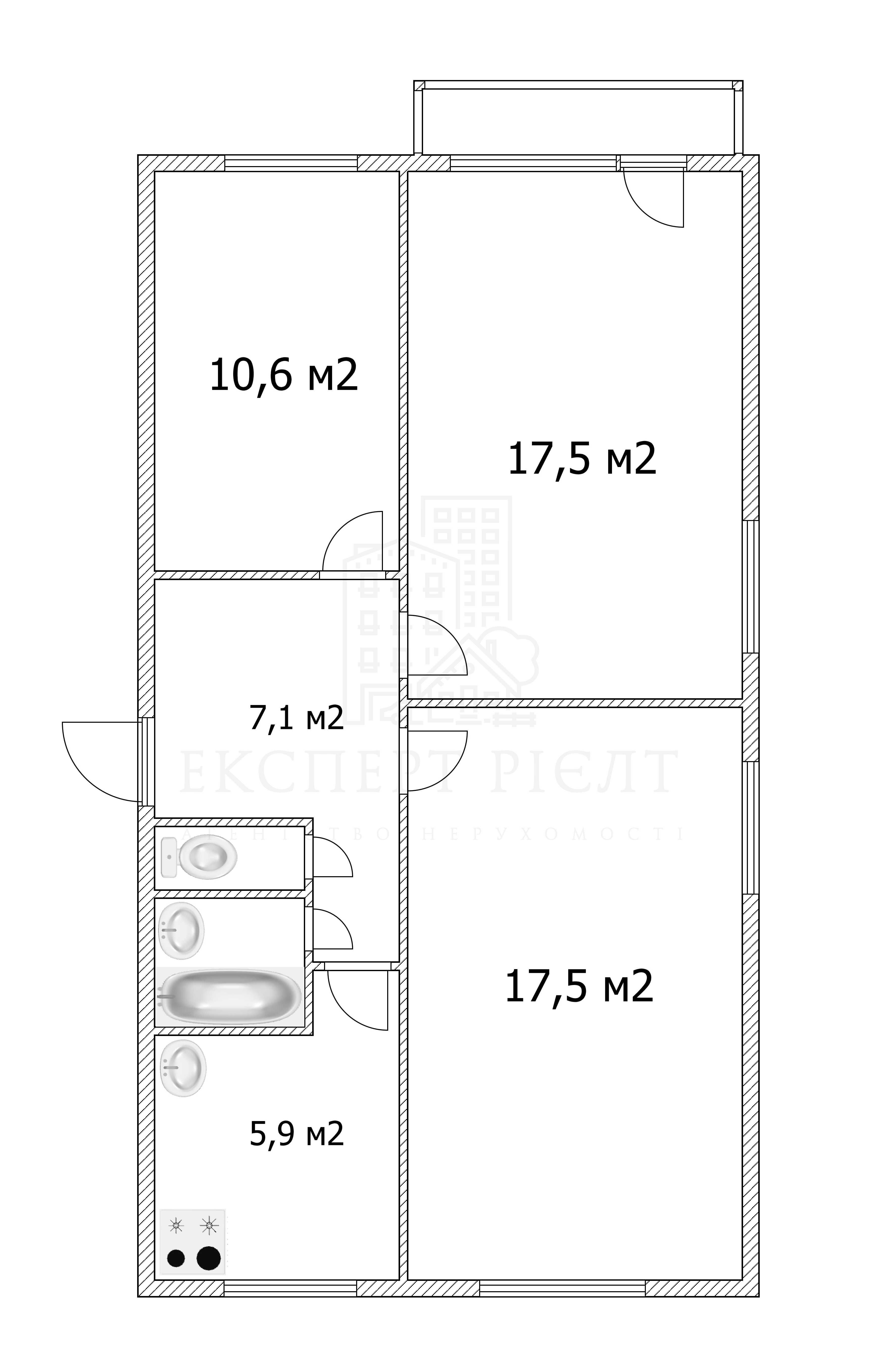 RLT K01 Продам 3 кімнатну квартиру, 491$ за м2, по вул. Тероборони