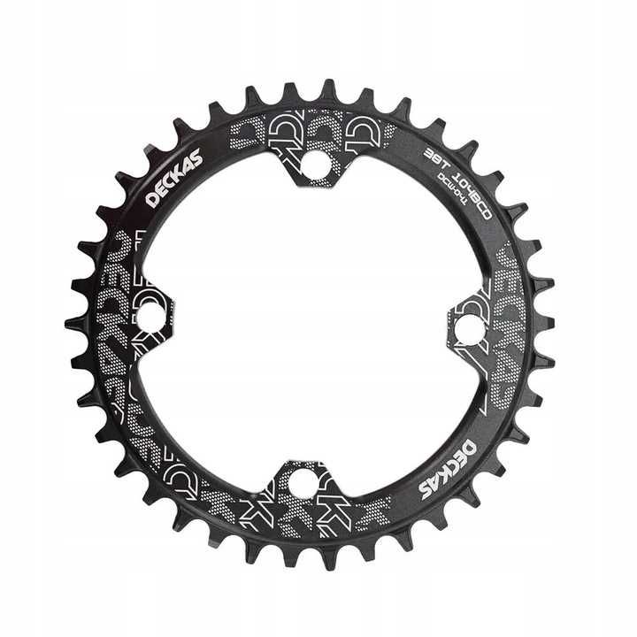 Zębatka Przednia do Roweru NARROW WIDE 38T 104BCD DECKAS Symetryczna