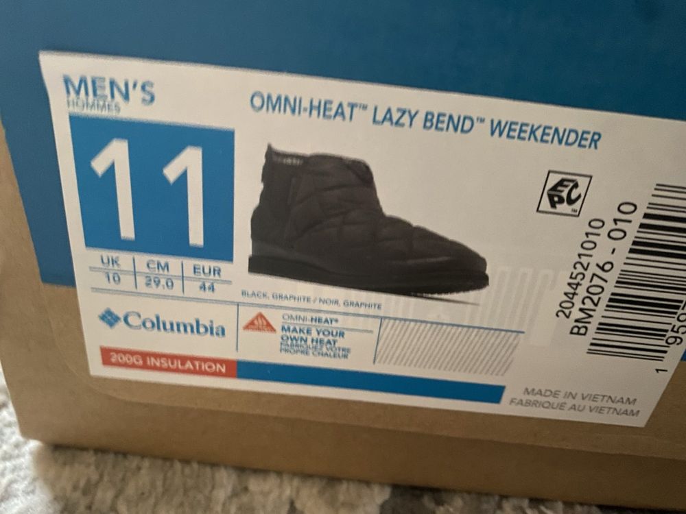 Чоловічі чобітки Columbia Omni-Heat™ Lazy Bend