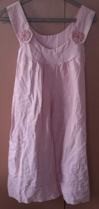 Tunika bluzka pudrowy róż