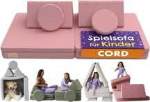 Sofa piankowa dla dzieci klocki do zabawy nauki relaksu