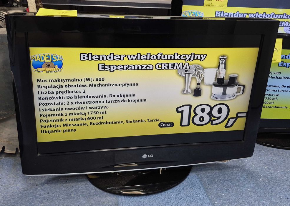 Telewizor LG 32LD420 32"; Komis Jasło Igielna