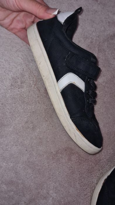 Дитячі кеди H&M чорні еко-замша 32р