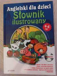 Angielski dla dzieci.  Słownik ilustrowany.  4-6 lat + plyta cd