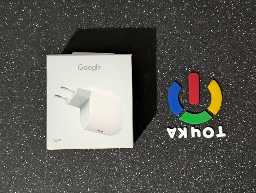 Оригінальний блок живлення Google Pixel 45W USB-C, швидка зарядка