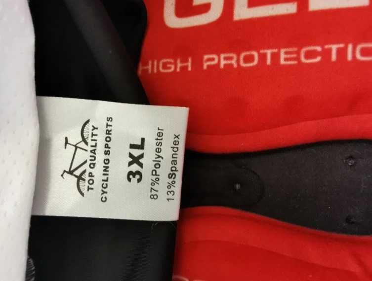 X-Tiger Bib Shorts Męskie Spodenki Kolarskie na szelkach Rower MTB 3XL