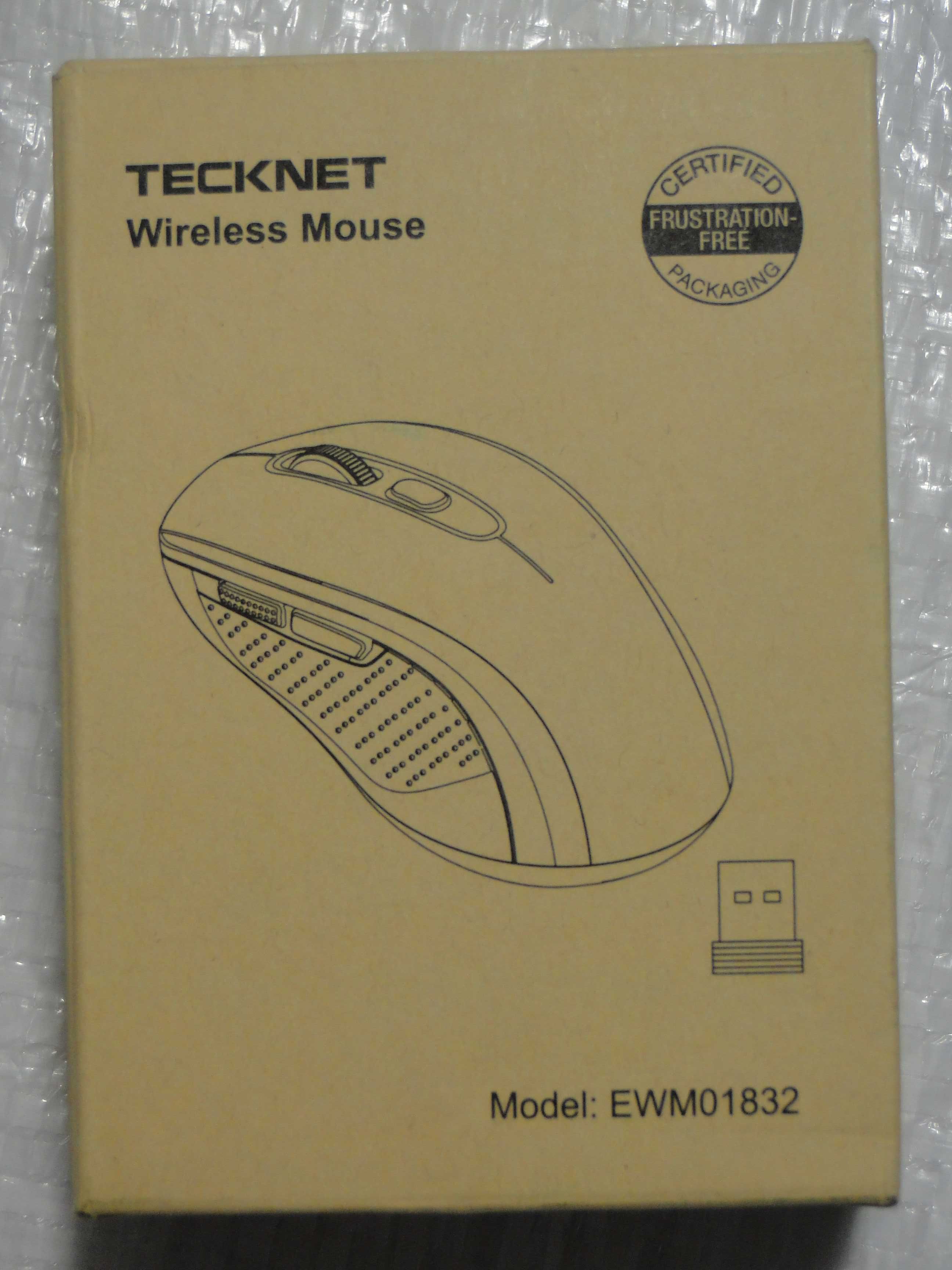 Myszka bezprzewodowa optyczna + bluetooth EWM01832 czarna