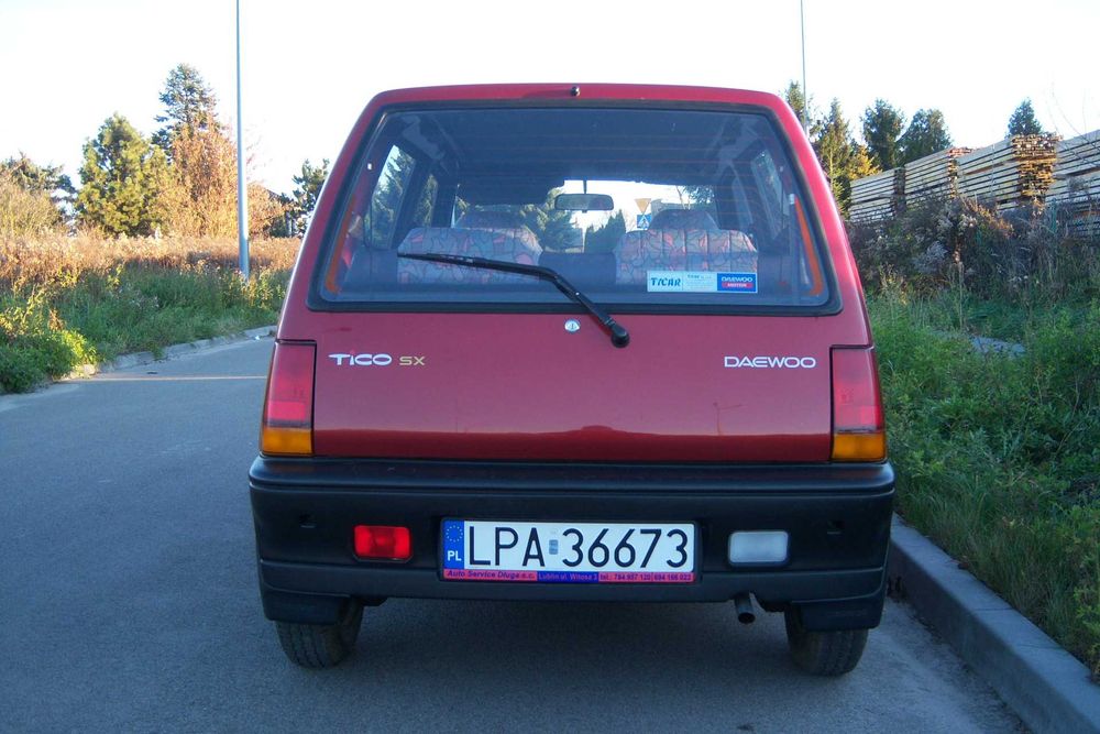 Daewoo Tico 1995 r. przebieg 8712 km stan wzorowy