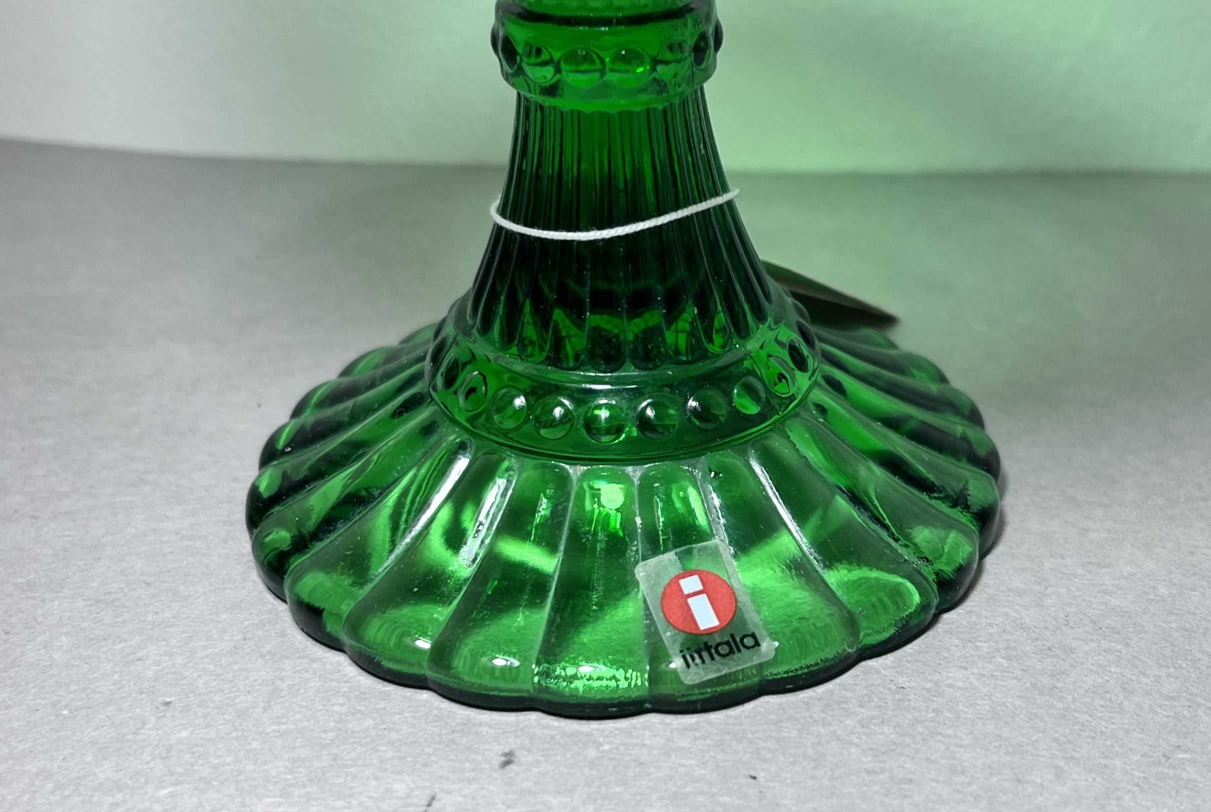 PRZECENA Szkło cukiernica pucharek Iittala Marimekko Finlandia zieLEŃ