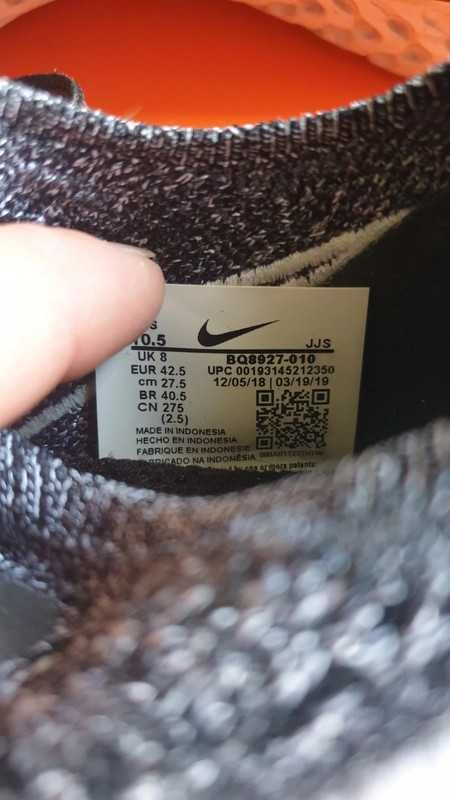Nike epic react flyknit oreo 42,5