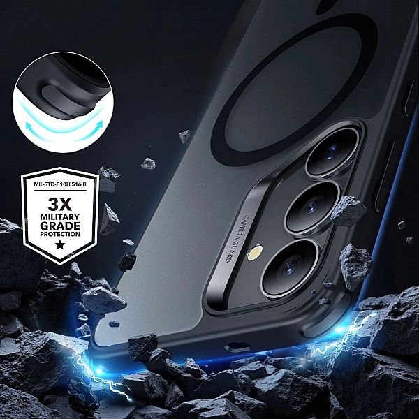 Esr Classic Hybrid Halolock Magsafe Galaxy S25+ Plus Frosted Black