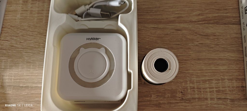 Drukarka termiczna hykker, +1 kabel mini-usb gratis