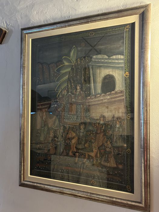 Quadros antigos e molduras