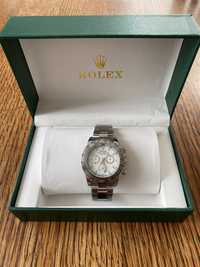 Rolex Daytona Silver zegarek nowy zestaw