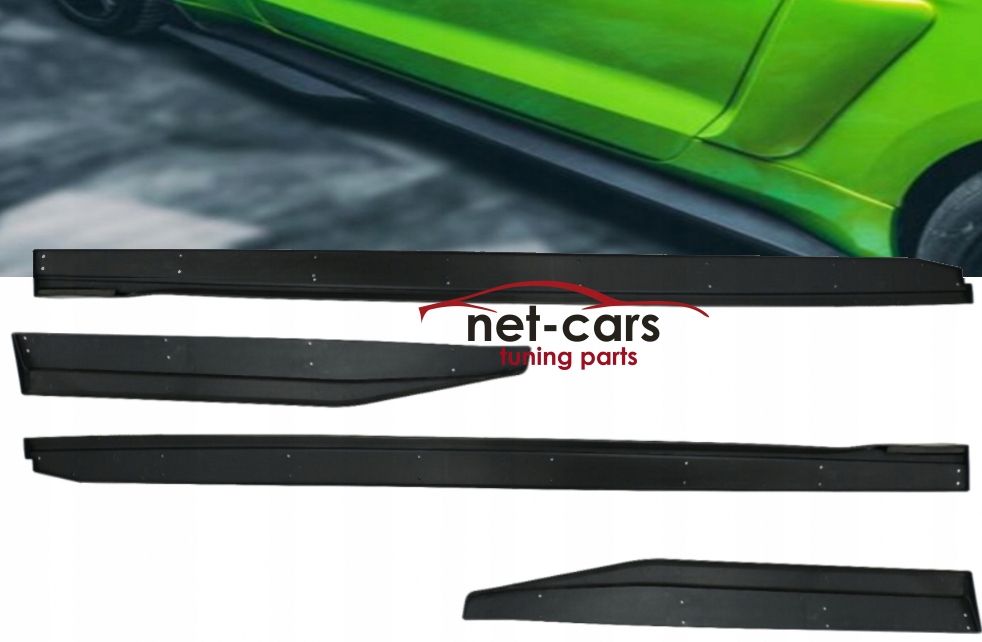 Spoiler Listwy podprogowe dokładki progi FORD MUSTANG 06-20 wzór GT500