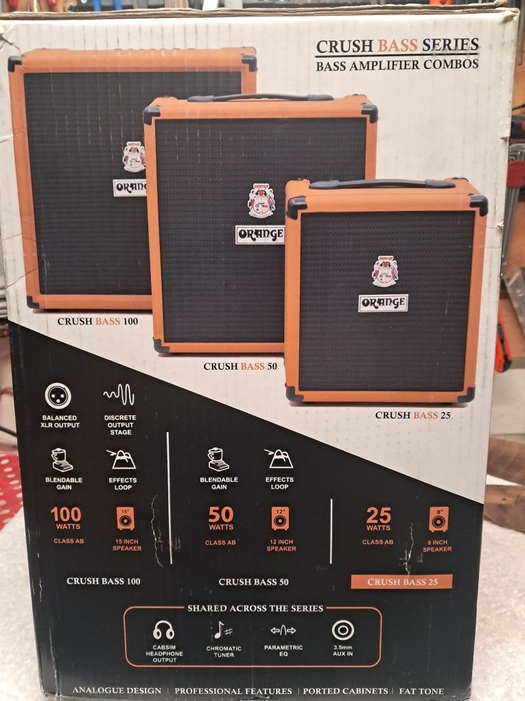 Amplificador De baixo orange crush bass 25