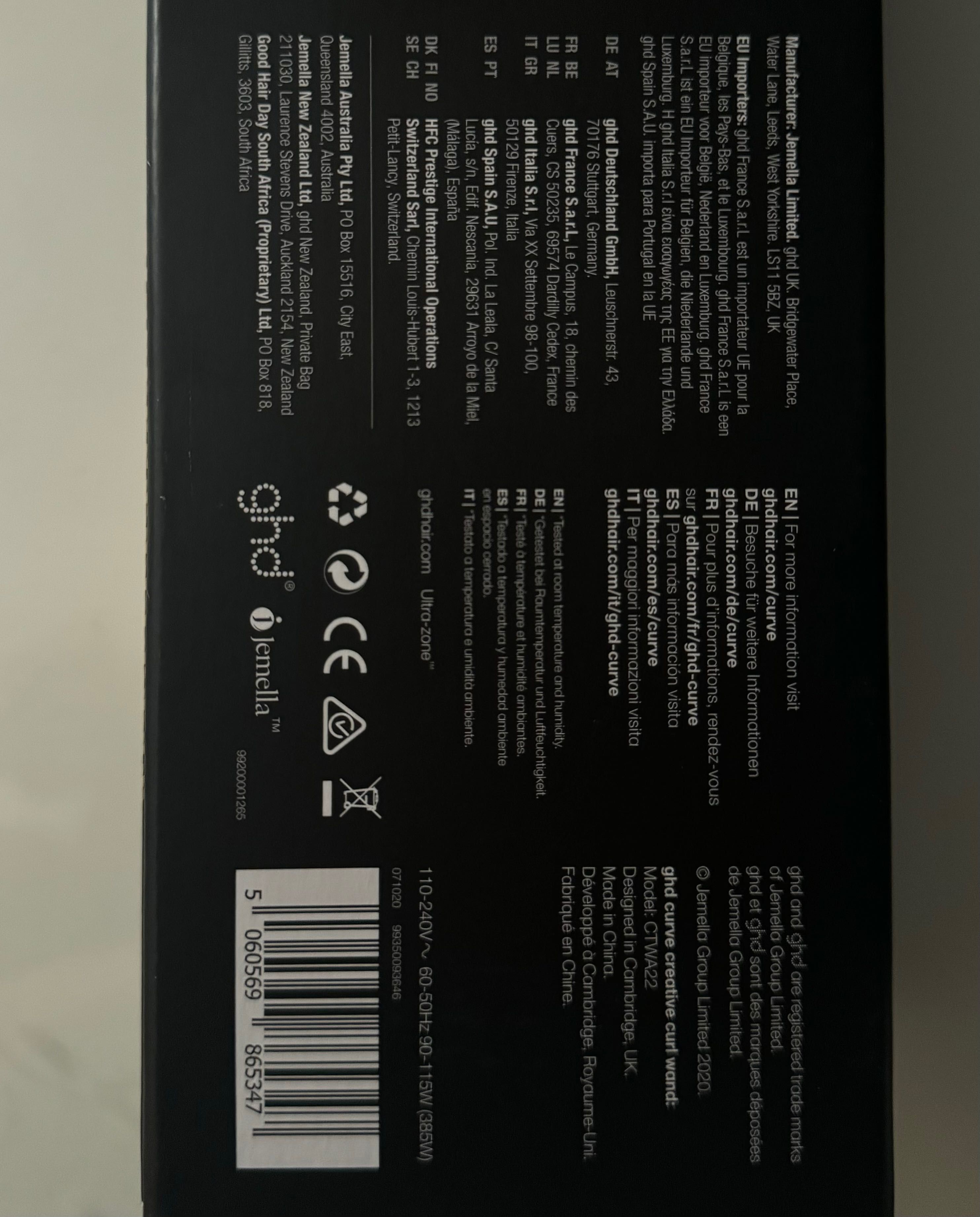 ghd
Curve® Creative curl good hair day