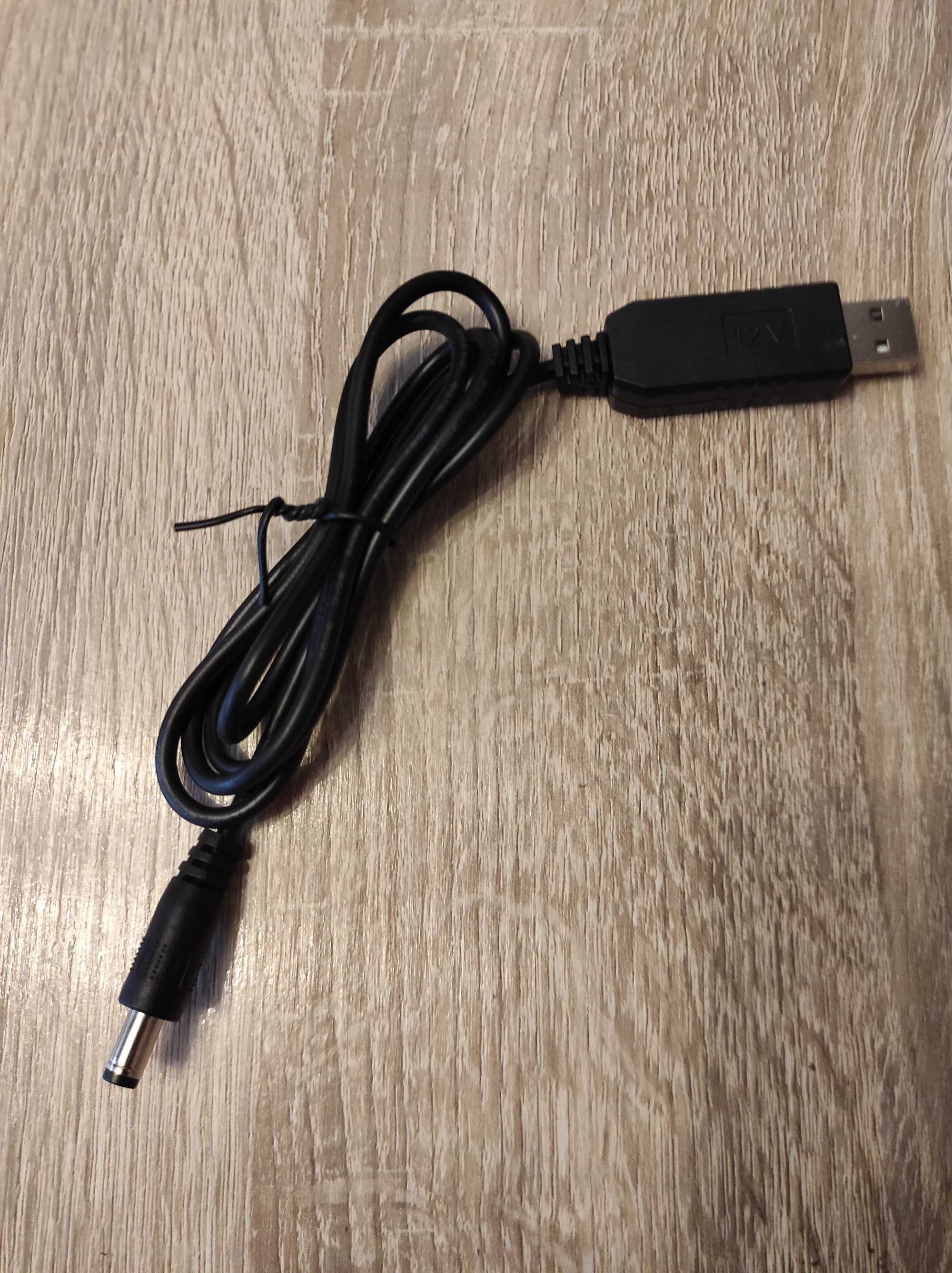 Кабель живлення для роутера USB 5V - DC 12V/9V (5,5х2,1)