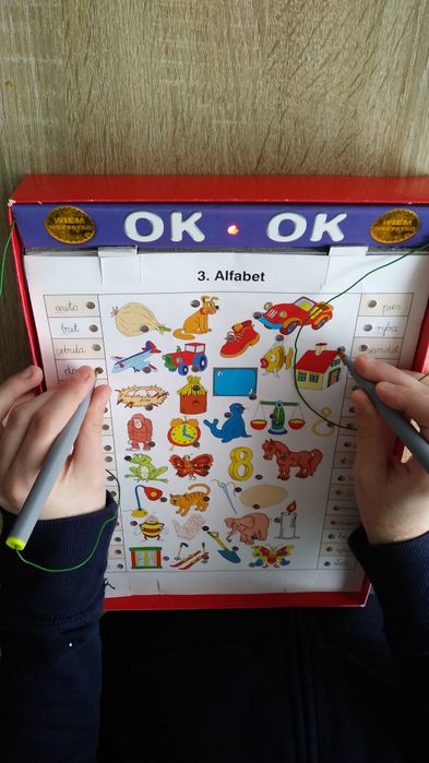Gra edukacyjna elektroniczna junior 5-10 lat