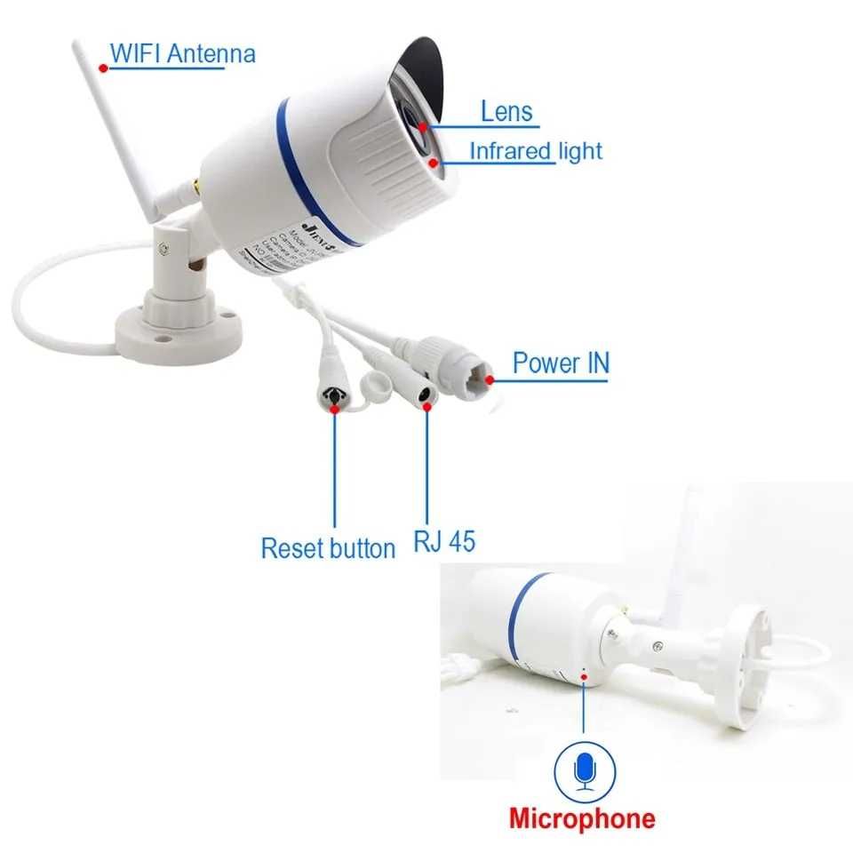 5-MP IP-камера Wi-Fi уличная Бренд: Jienuo приложение CamHipro НОВАЯ