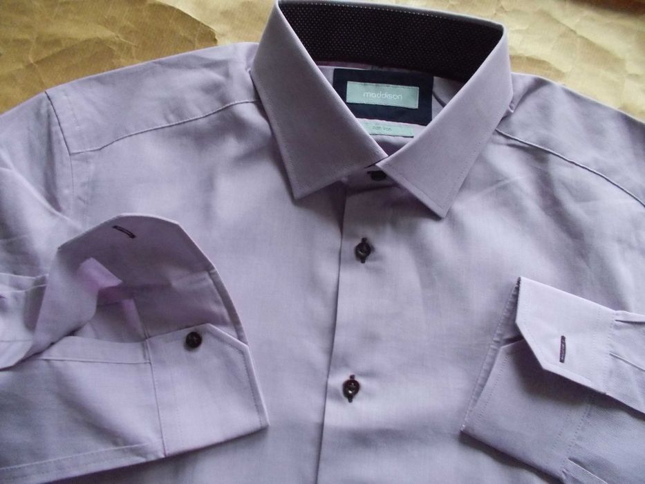 M- MADDISON Premium, Nowa z Metką  Koszula Męska M/40 cm/ Szwajcaria