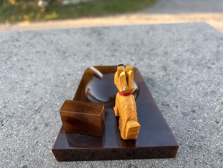 Popielniczka Bakelit Art Deco vintage design