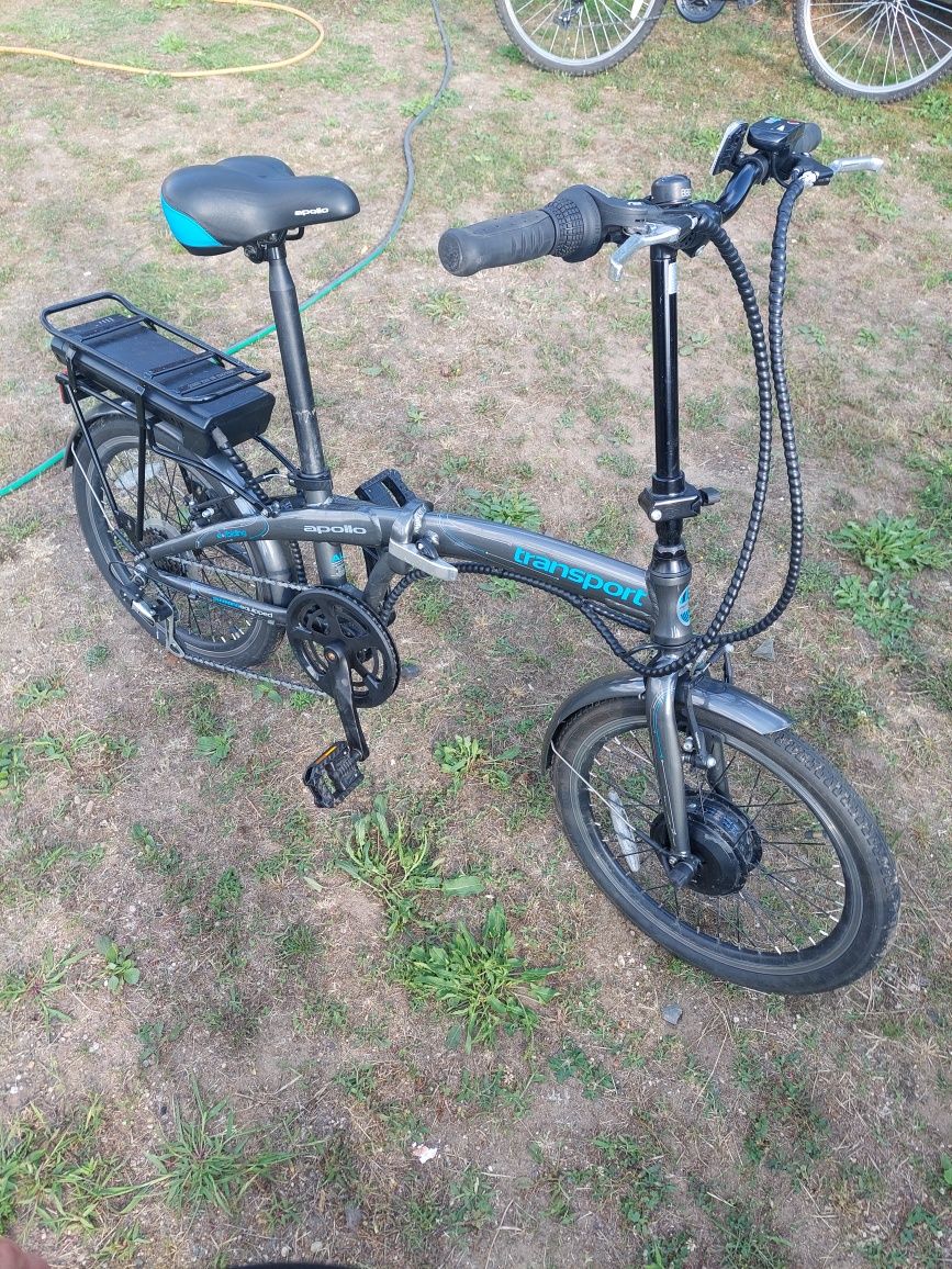Sprzedam rower elektryczny firmy transport apollo e folding