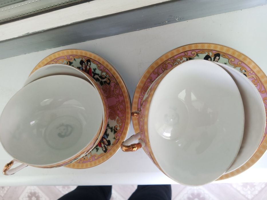 Японський фарфор опак з позолотою