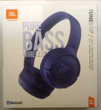 Оригінальні бездротові JBL T510 BT ( JBL TUNE 510 BT ) Blue ( сині  )