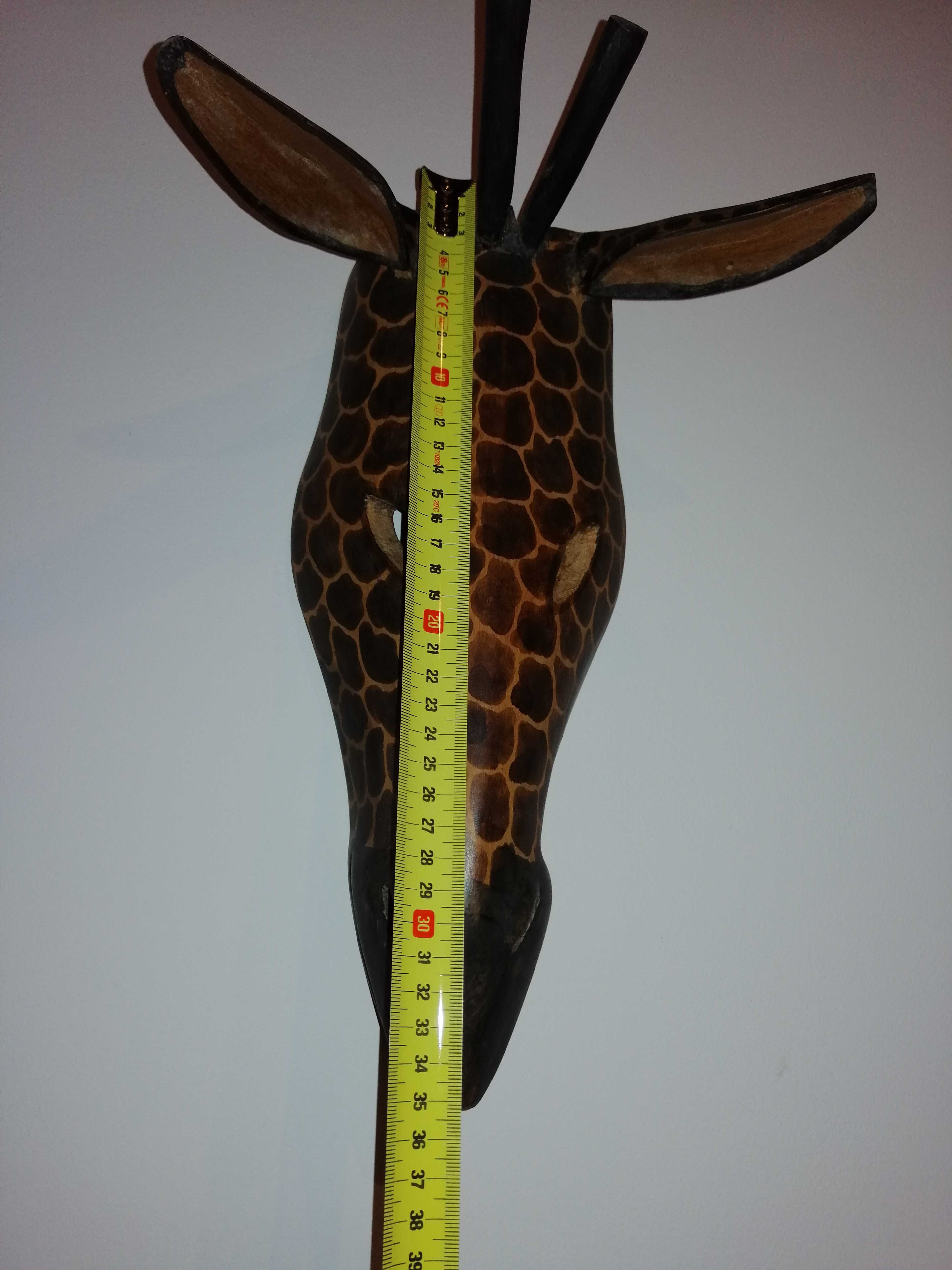 Girafa cabeça 3D de pendurar