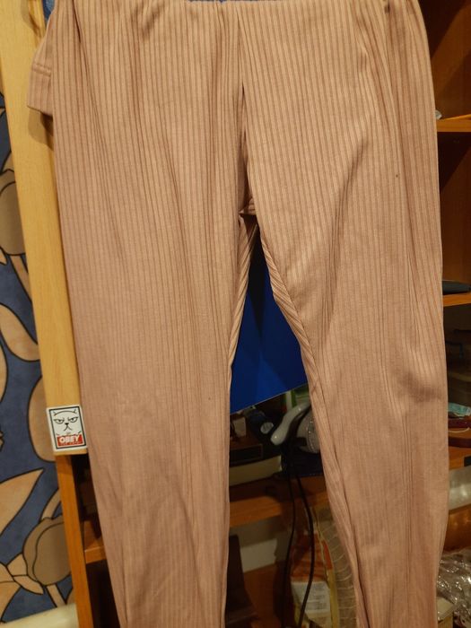 Костюм-трійка - кардиган тринитка на флісі, майка і лосіни рубчик