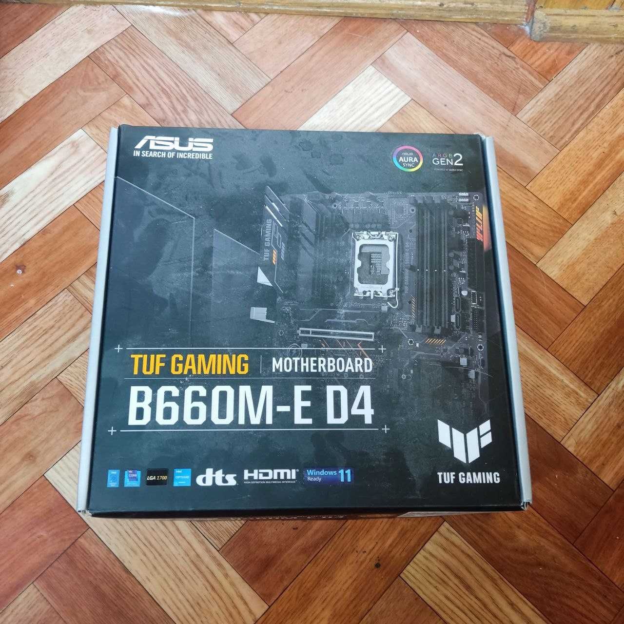 Материнська плата ASUS TUF GAMING B660M-E D4,