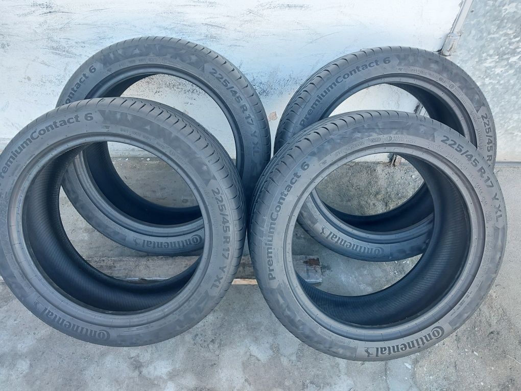 225/45/17 4 sztuki lato Continental PremiumContact 6 7mm 18 rok