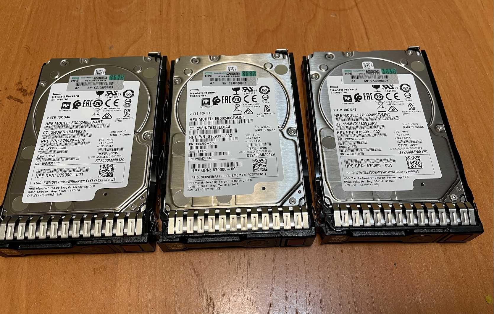 Диски SAS HDD 2.4Tb 10K HPE 2.5" HP G8 G9 G10