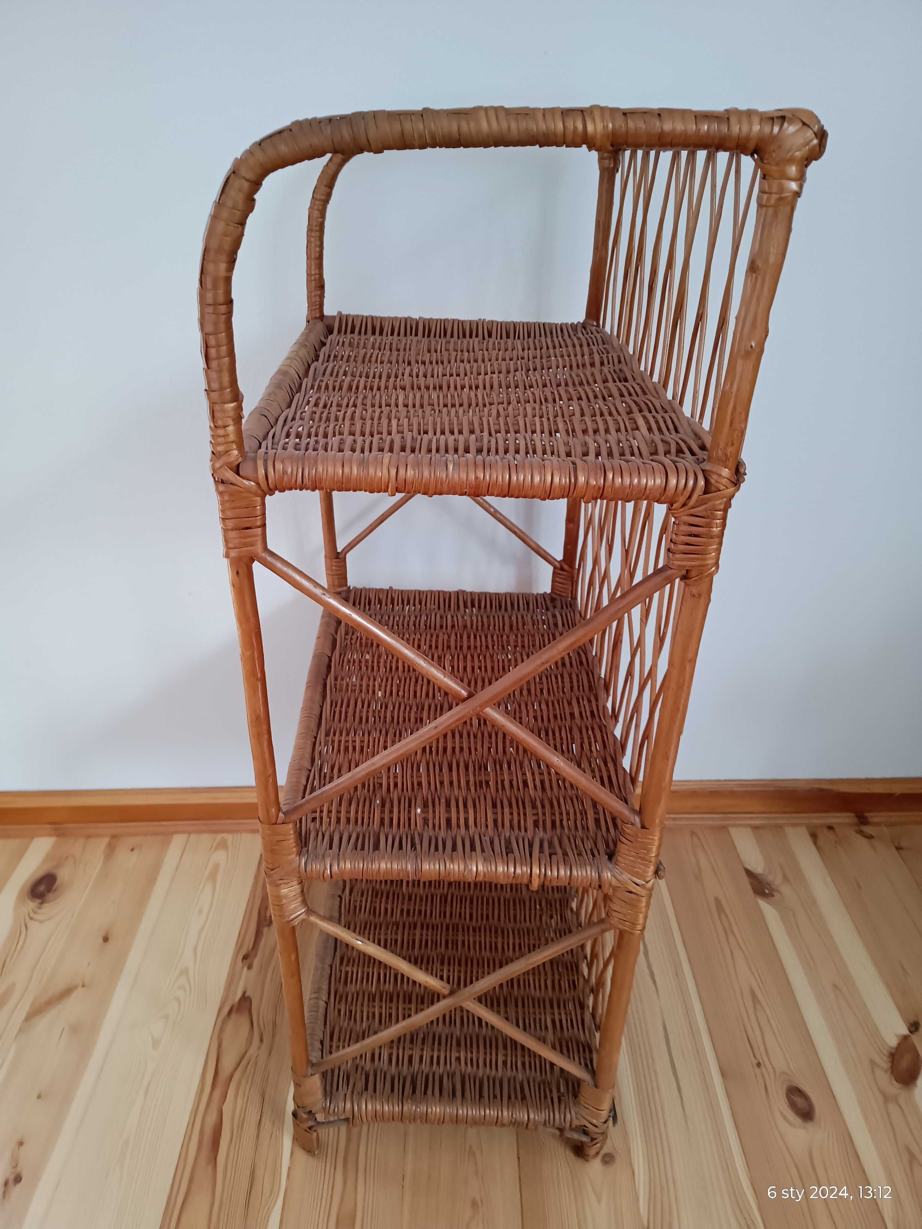 Regał wiklinowy Rattan