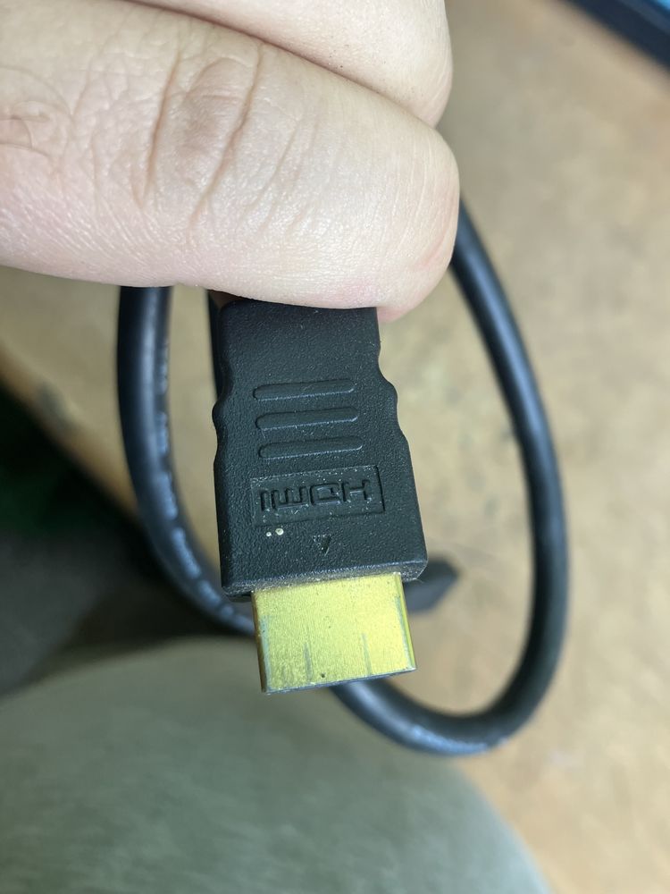 „Kabel HDMI 1.5m – Pozłacane wtyki – Sprawny – TV Monitor Konsola”