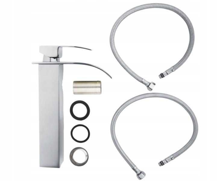 Zestaw: Bateria Wannowa Z Natryskiem + 2 x Bateria Umywalkowa Chrom