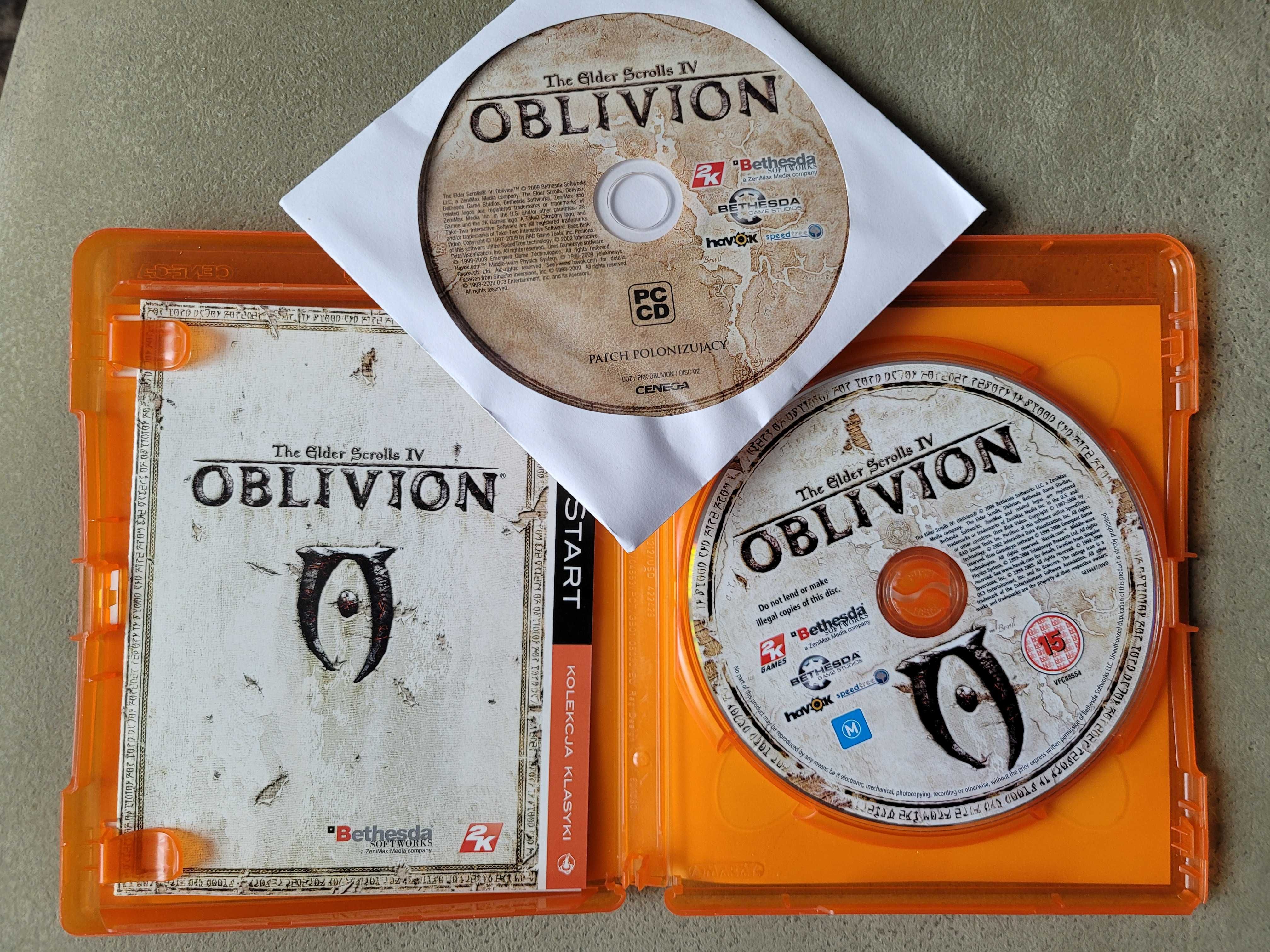 The Elder Scrolls IV Oblivion gra DVD